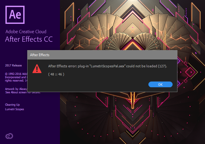 Unable To Launch After Effects Cc Adobe Support Community