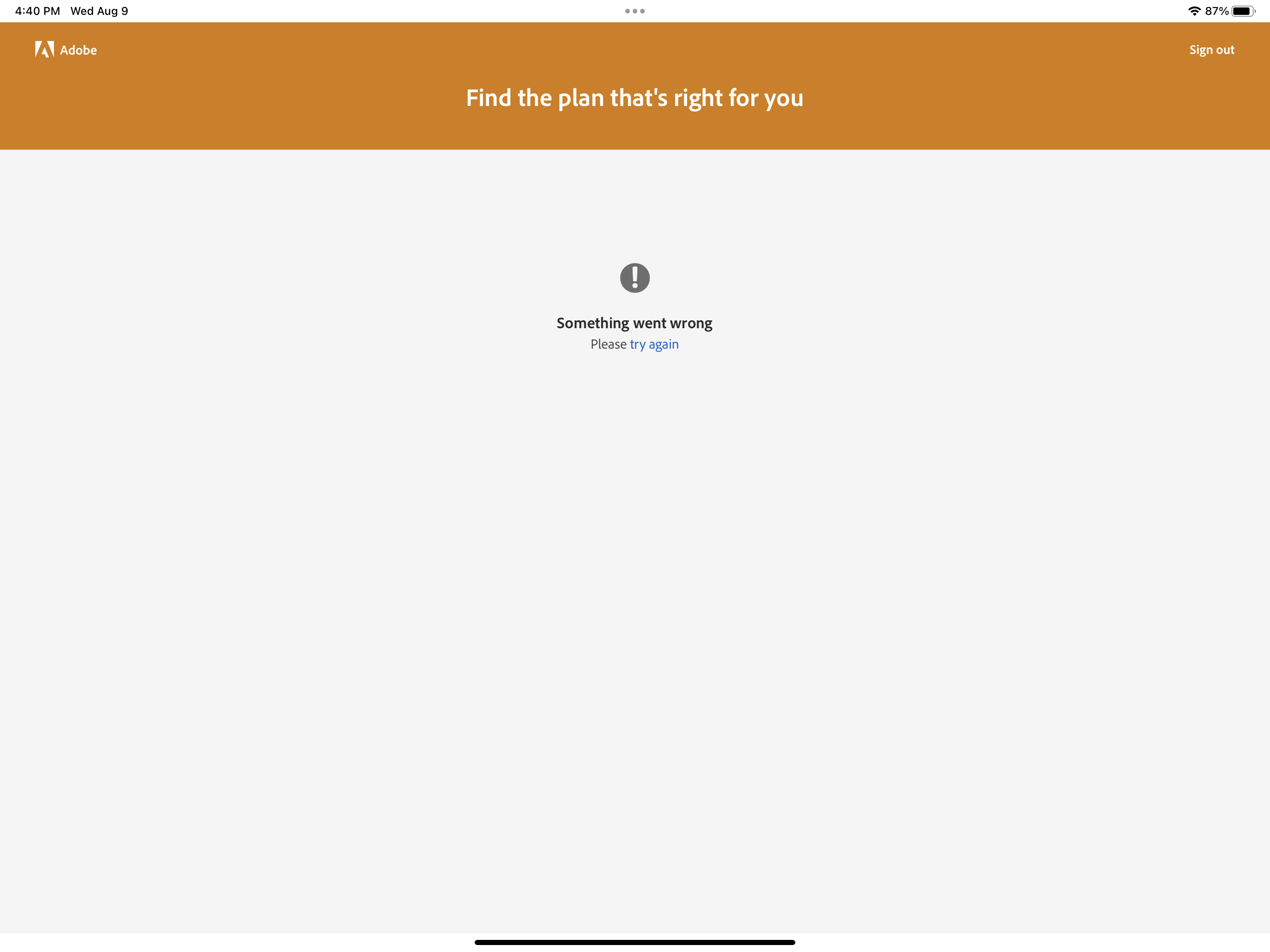 Illustrator won’t start up on iPad pro Adobe Support Community 13997779