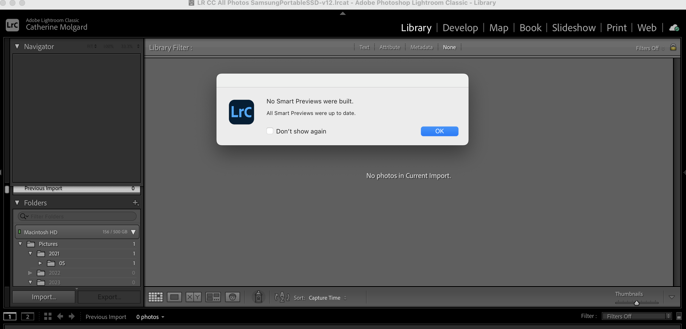 Re: LR Classic 12 1 not importing new photos from Page 2 Adobe