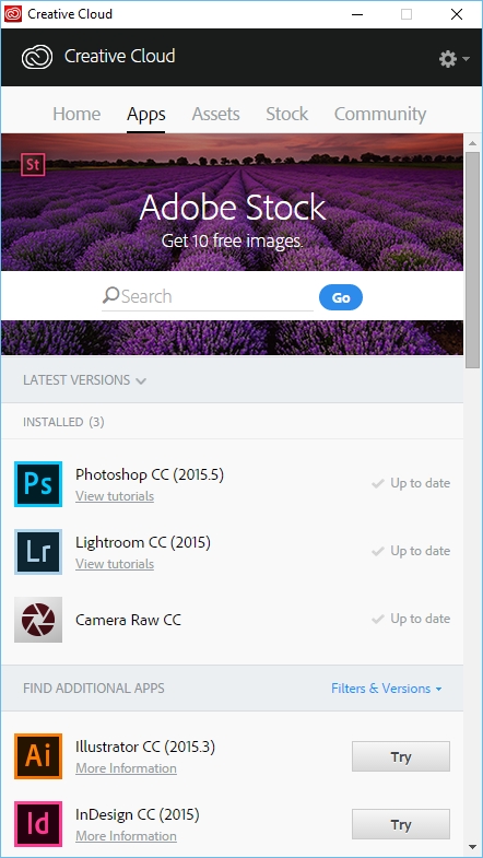 reinstalling creative cloud