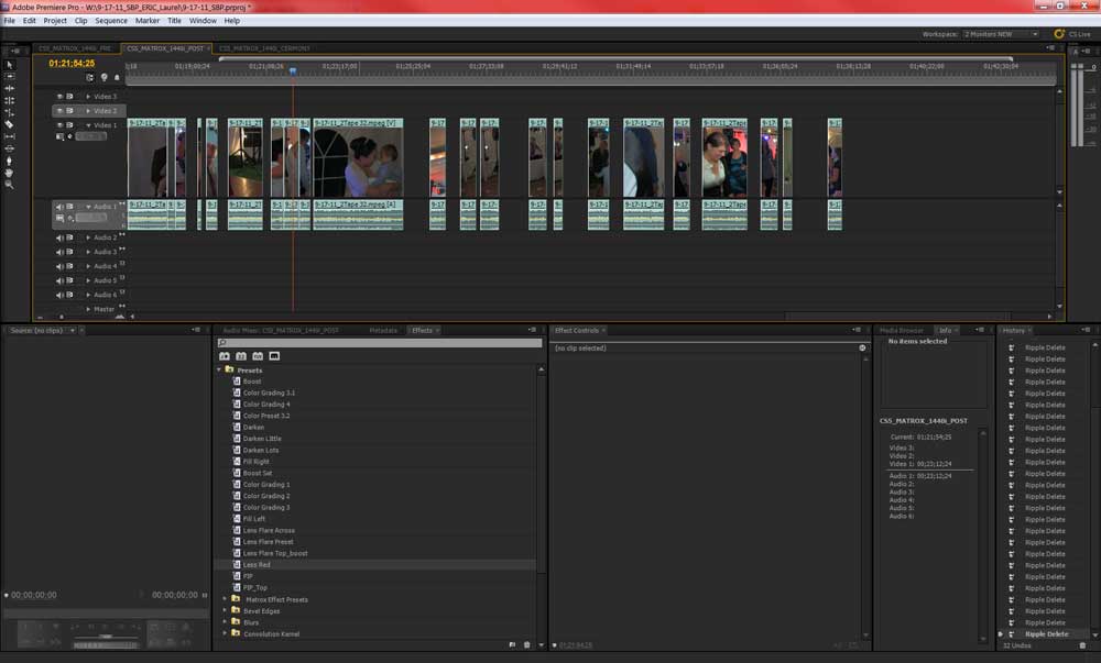 split a clip in adobe premiere pro cs6