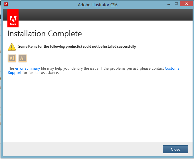 adobe illustrator will not download