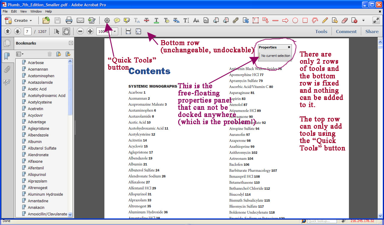 add text box editor to toolbar acrobat pro