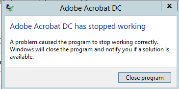 Solved: Acrobat Pro Dc Crashes If I Try To Use "Comment" T... - Adobe ...