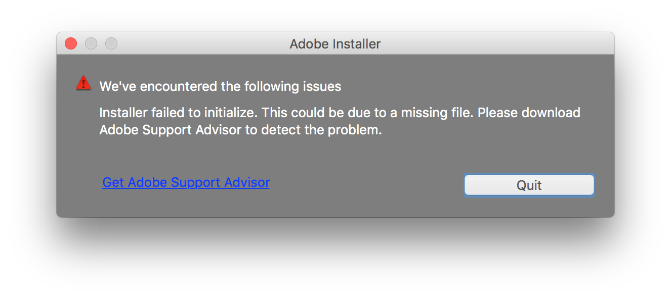 where to download adobe support advisor mac