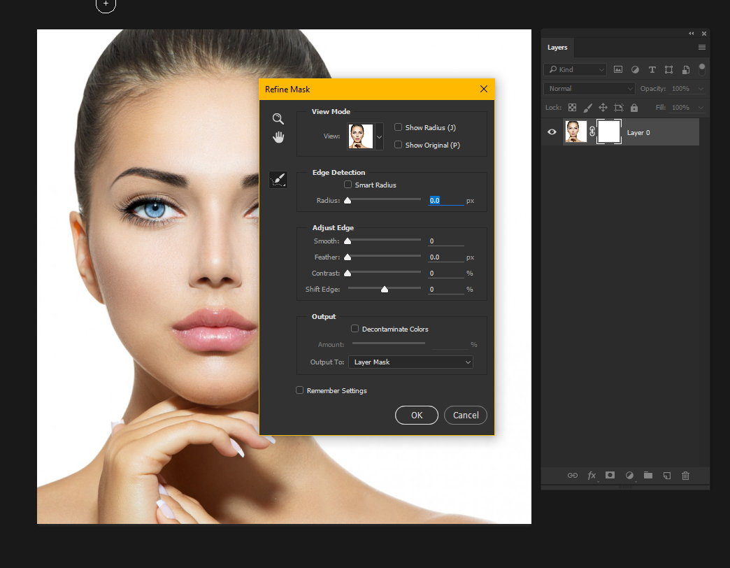 How to use the Refine Edge tool in Photoshop - Adobe