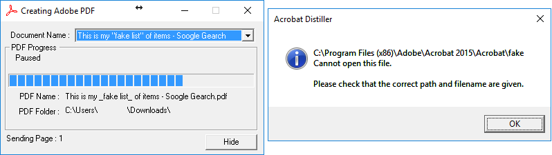 [BUG] Acrobat Distiller/Adobe PDF Printer Can't Ha... - Adobe Community ...