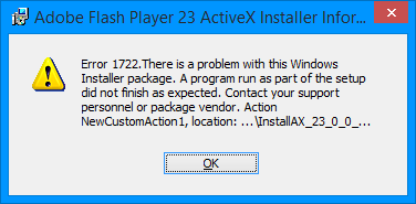 adobe flash player 23 activex