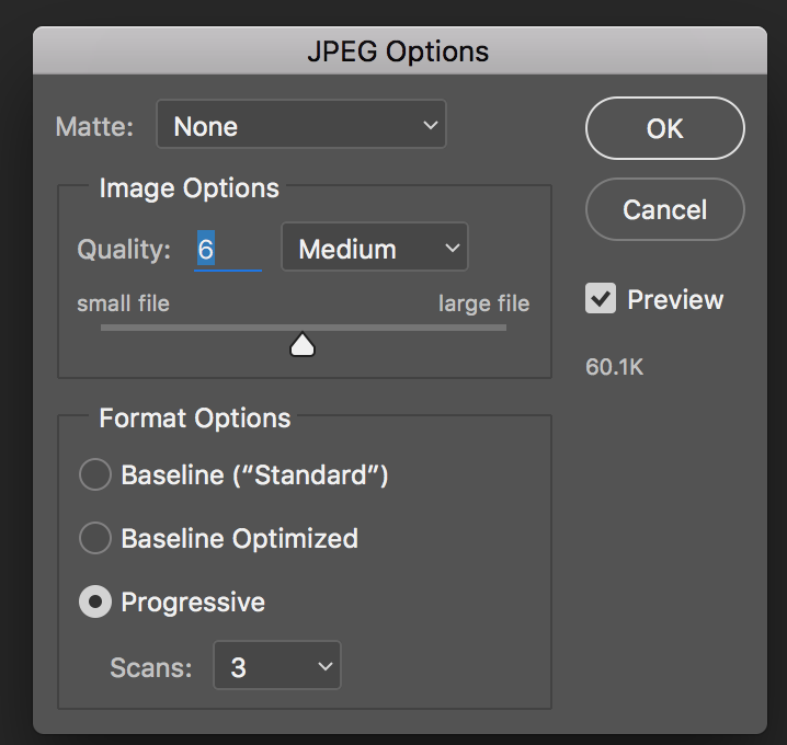 Solved How Do You Export An Image In Progressive Jpeg For Adobe Support Community