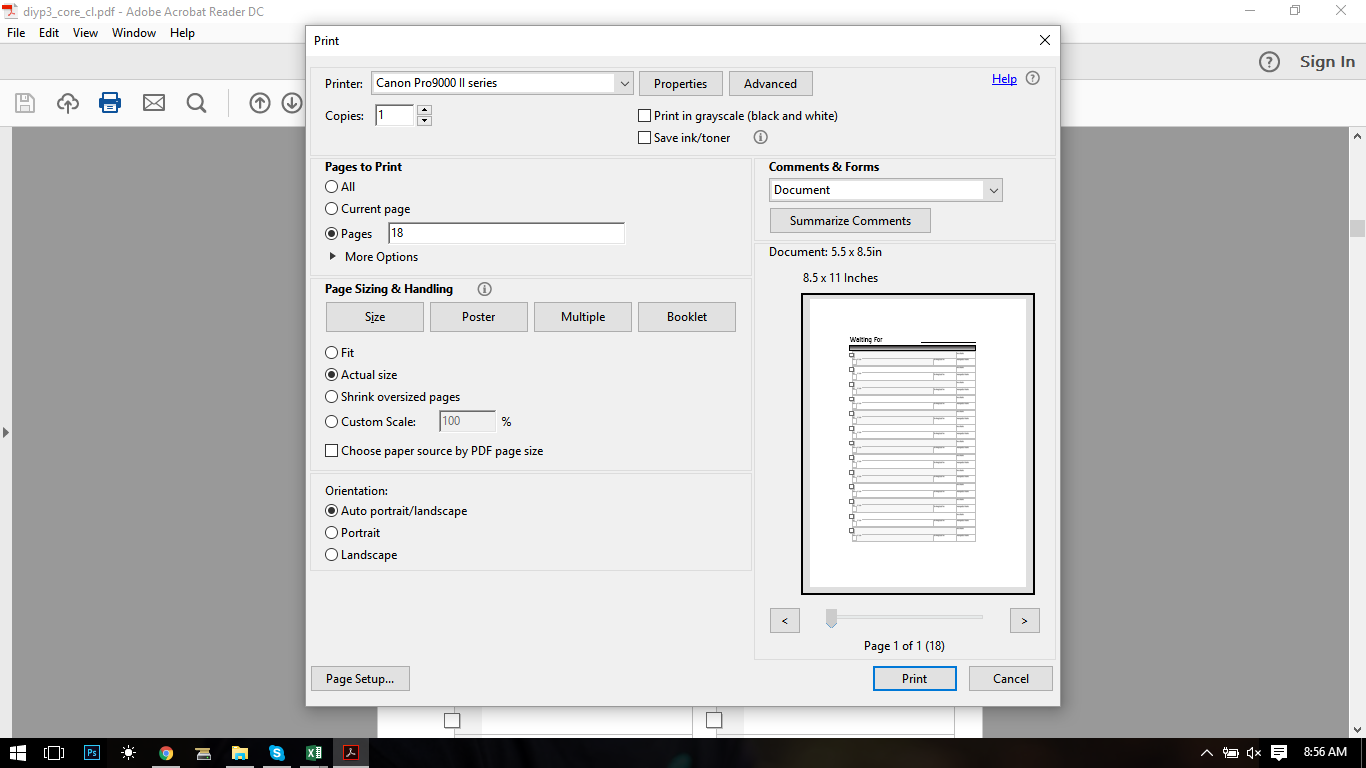 No selected on printing PDF's - Adobe Support Community -