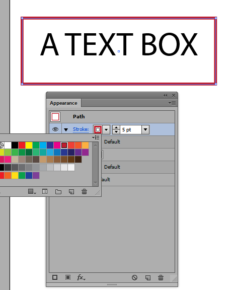 font box in illustrator