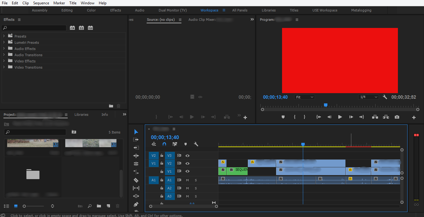 Solved: Premiere Pro CC 2017 - Footage is Red in ... - Support Community - 8857834