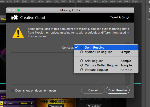 Solved Replacing Missing Fonts Withtypekit In Photoshop Adobe Support Community 8831356