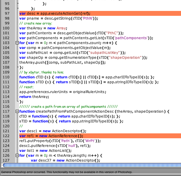Solved: Is possible to separate path using script....? - Adobe Support ...
