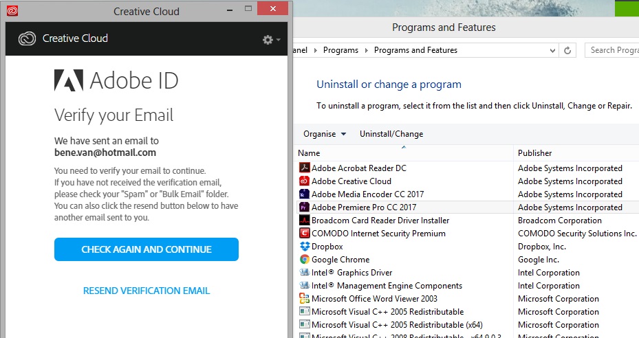 Solved Uninstall Program Without Email Verification Adobe Support Community 8938480