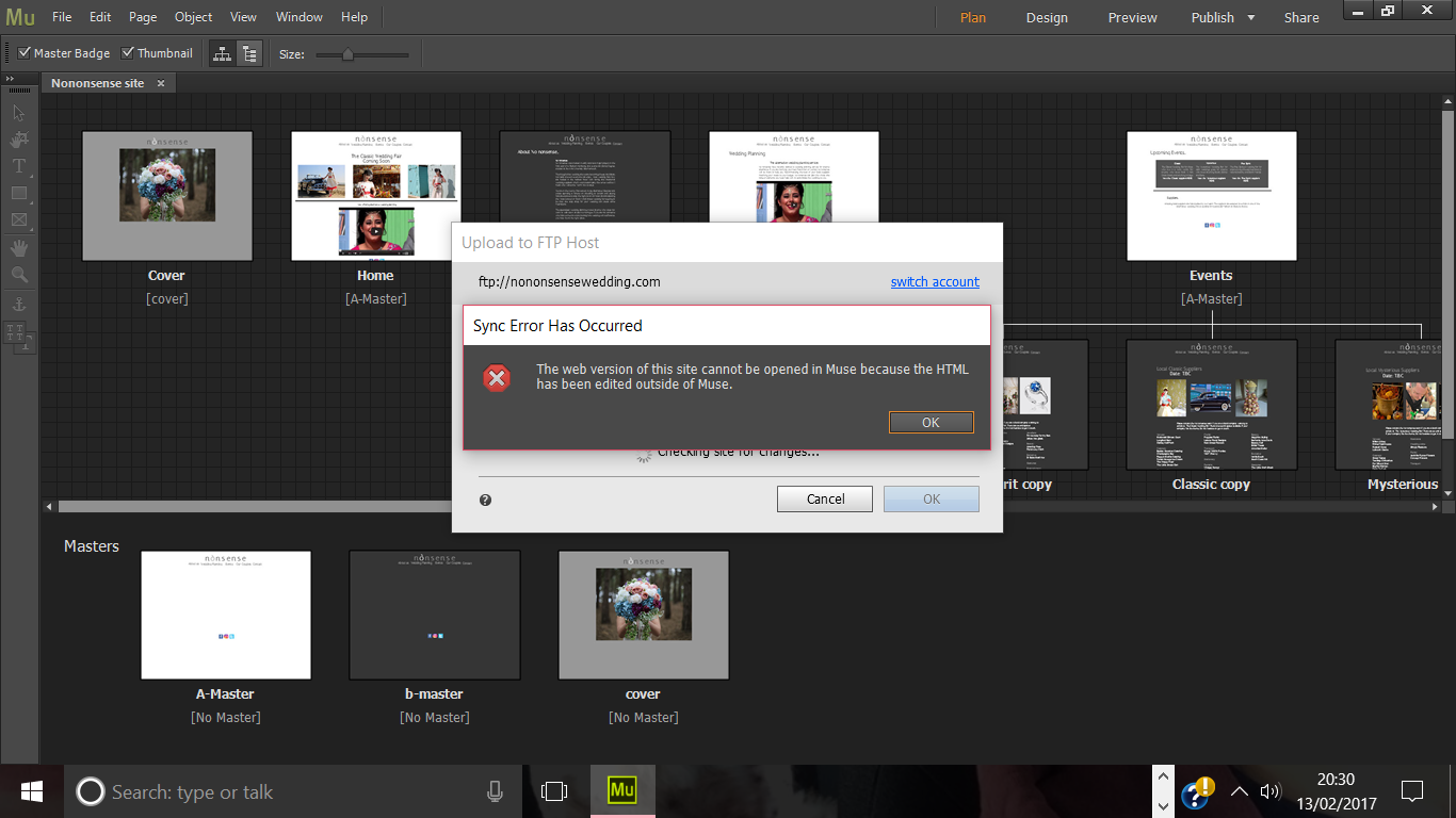 adobe collaboration synchronizer error