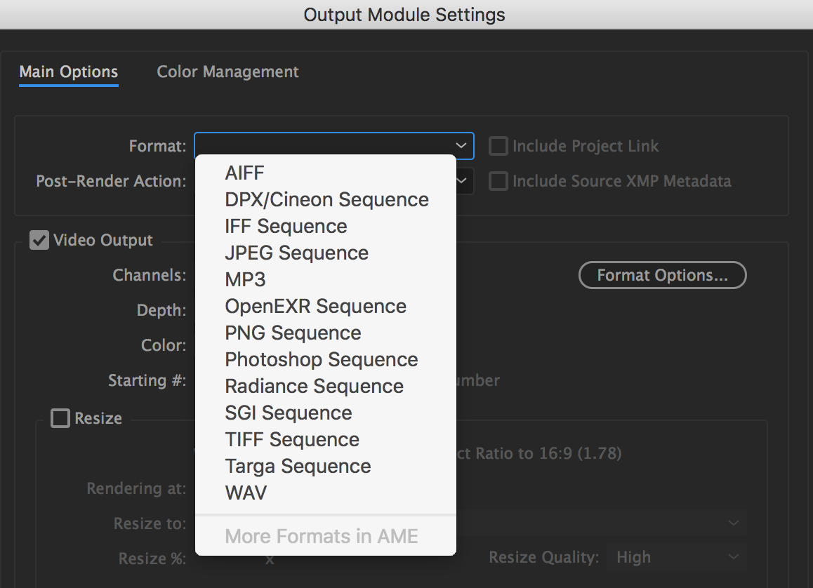 Quicktime codec for after effects 2018