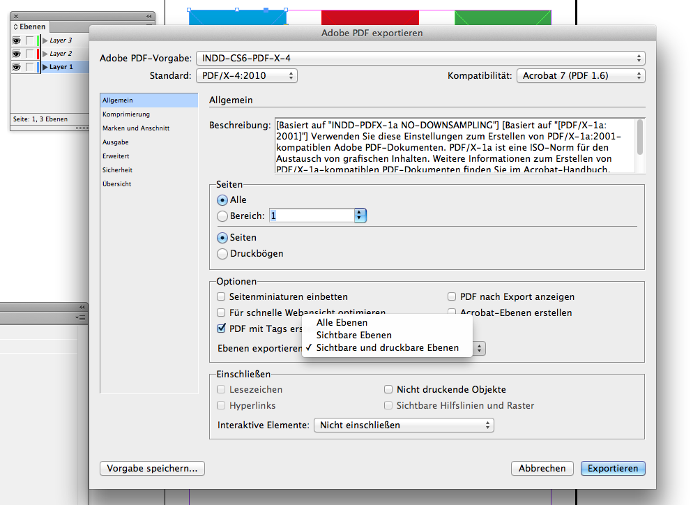 Suppress Indesign Layers When Exporting To PDF - Adobe Community - 8874893