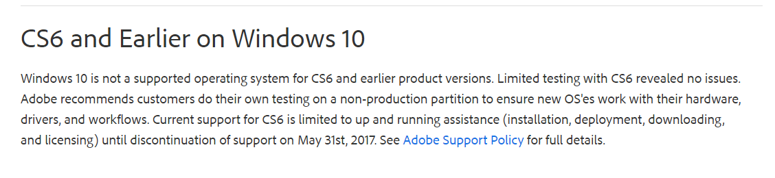 Solved Will Premier Pro Cs6 Run Install From Disk On Wi Adobe Support Community