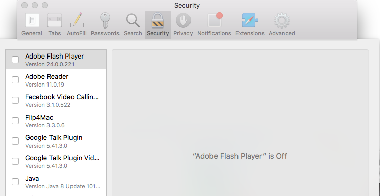 click to enable adobe flash player not working