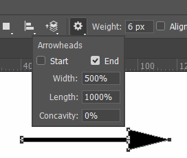 Solved: How to draw an arrow in Photoshop CS6? - Adobe Community - 4448880