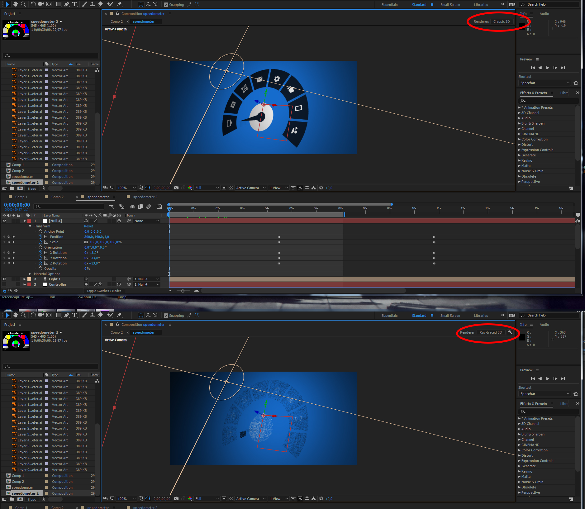 after effects ray traced 3d deprecated