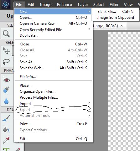 photoshop elements 15 save as pdf file too big