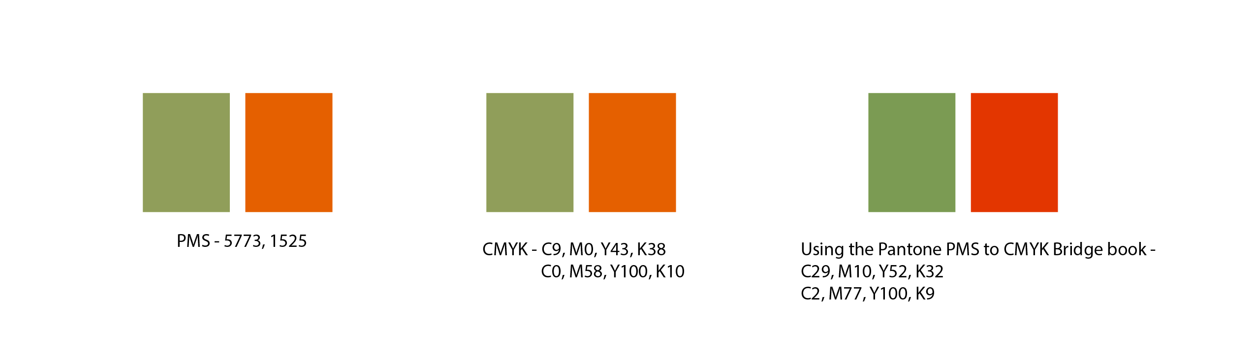 Hex To Cmyk Conversion Chart