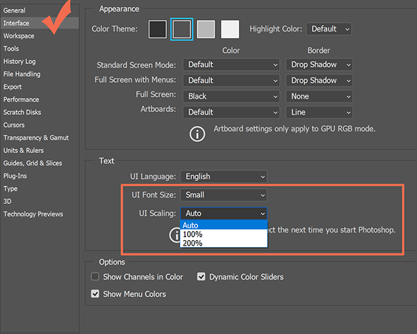 Solved Photoshop Cs6 Is Tiny And Illegible On A High Dpi Adobe Support Community