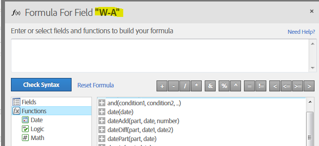 Solved: How Do I Create An If Else Formula In An Adobe ESi... - Adobe ...