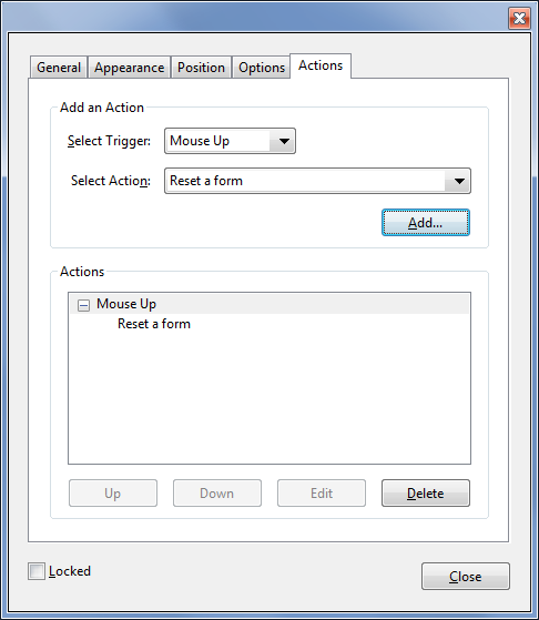Solved: Clear Form, Reset Form Button - Adobe Community - 8957190