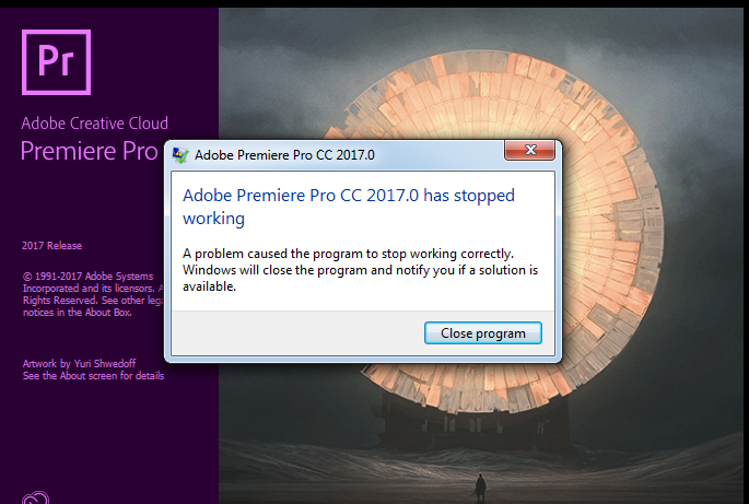 Premiere Pro Keeps Crashing On Launch Screen - Adobe Community - 9052621