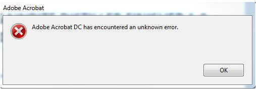 adobe acrobat dc download error code c136