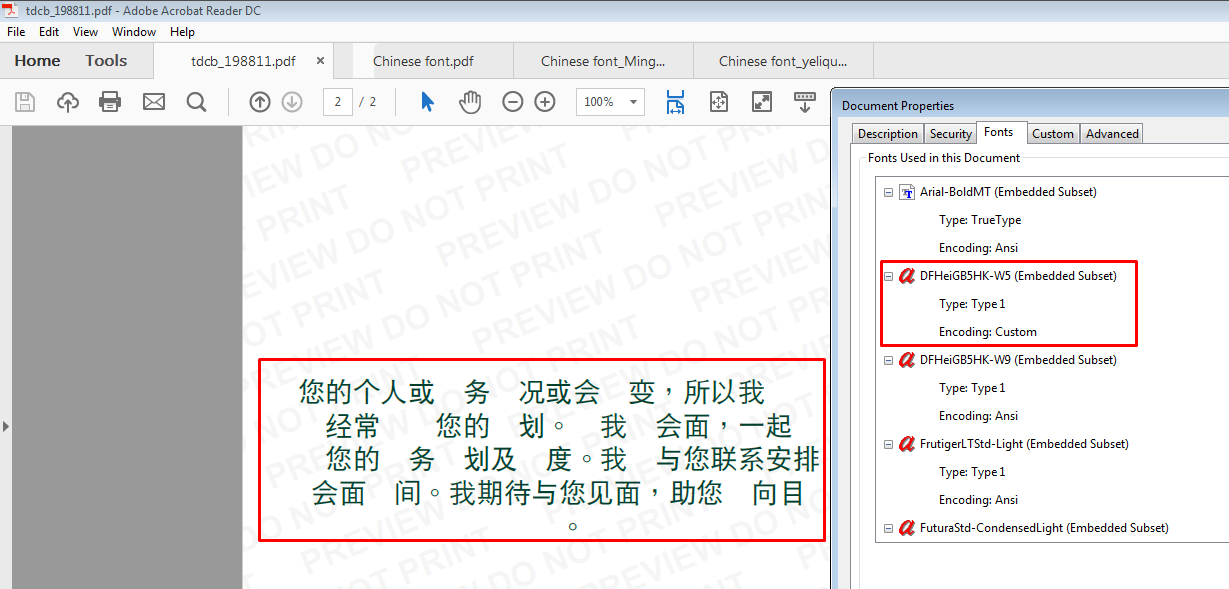 adobe indesign chinese fonts