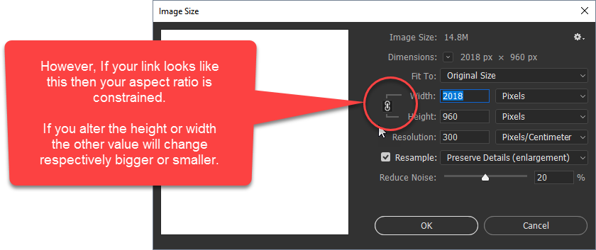 Solved How to change height and width individually in Pri