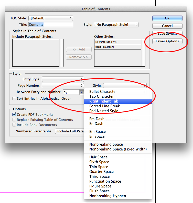 how to insert page numbers in indesign