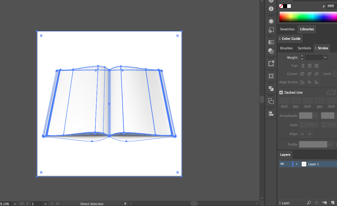 Solved: Editing an open book mockup on Illustrator - Adobe Support