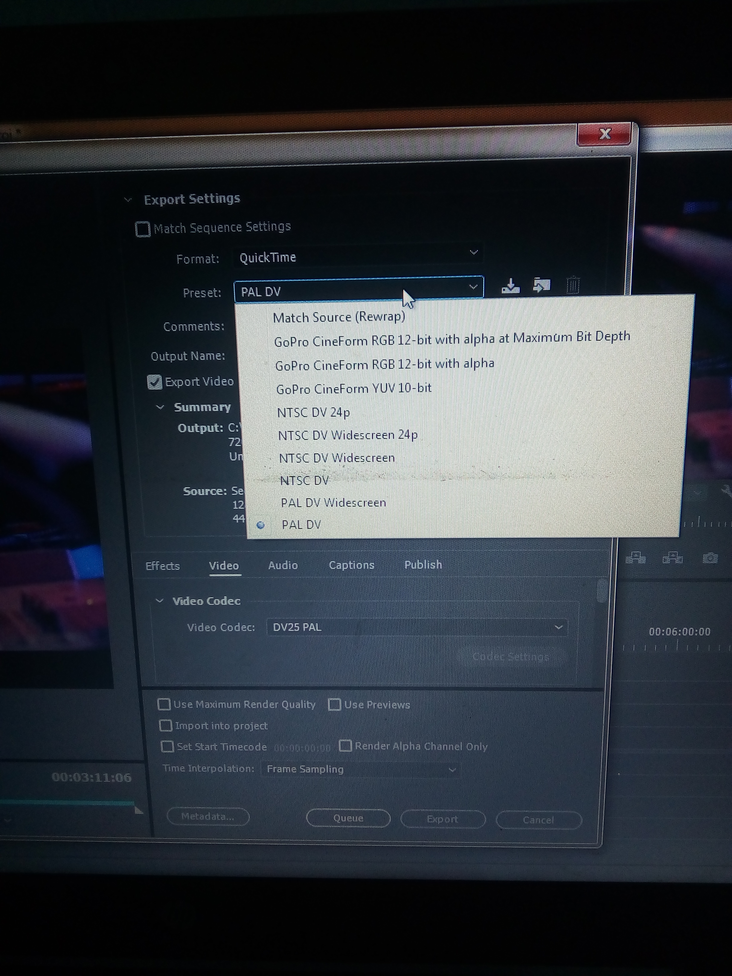adobe premiere pro cs6 sequence presets missing