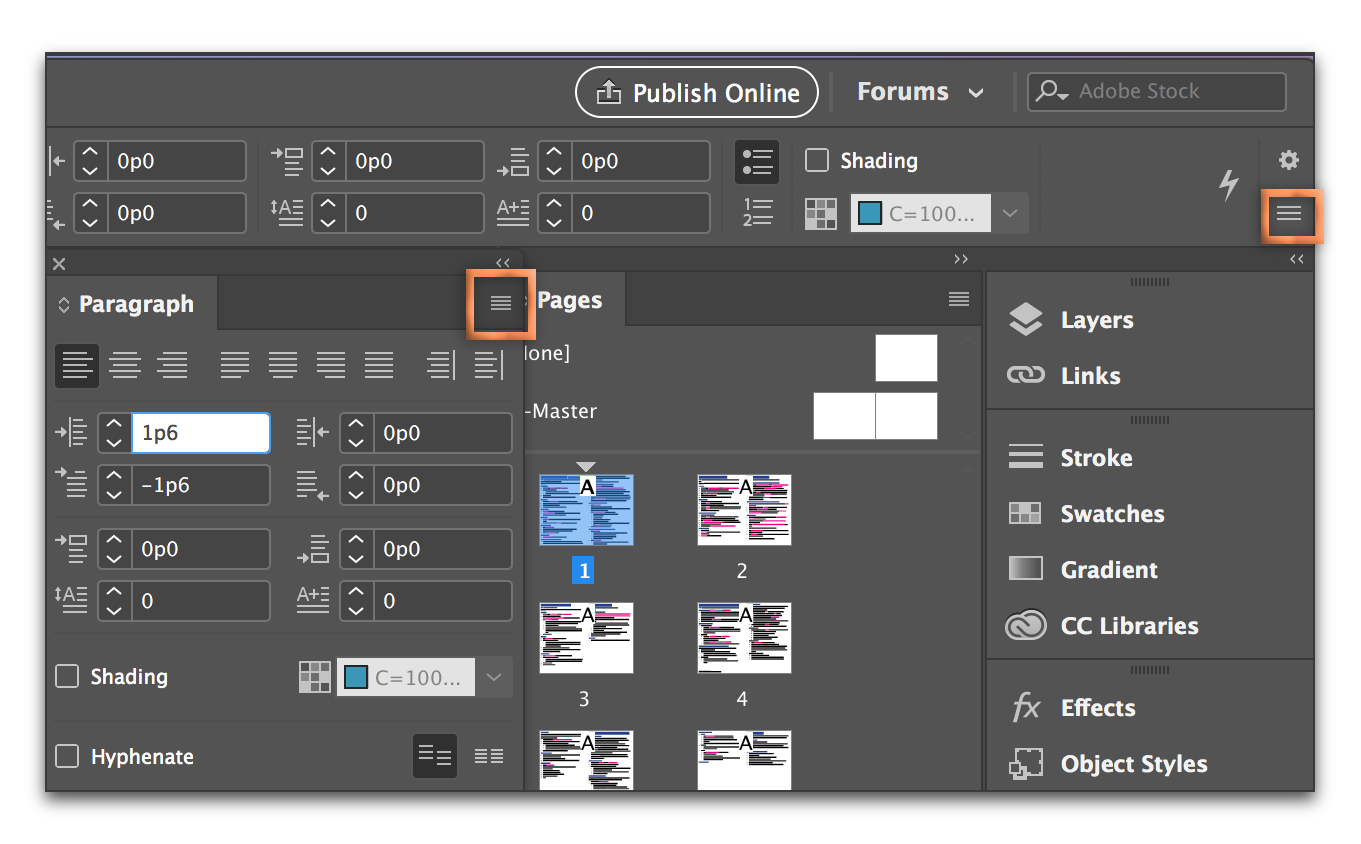 disable text reflow indesign