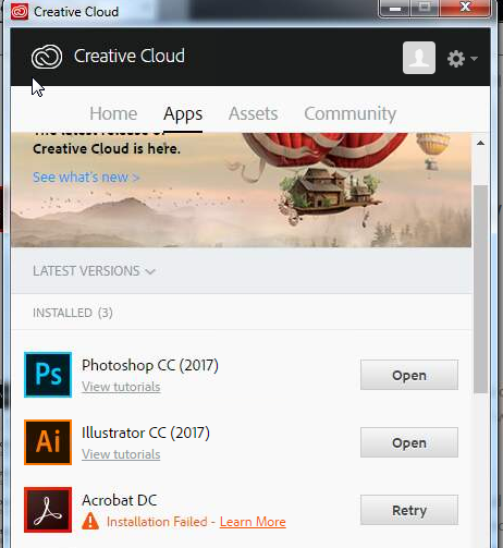 download creative cloud 2017 apps