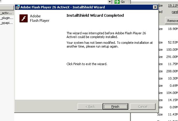 Flash Installation Was Interrupted Adobe Support Community 9175962