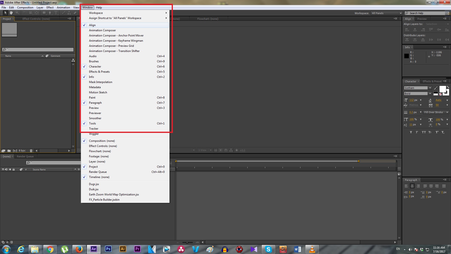 what features does adobe after effect cs6 jave