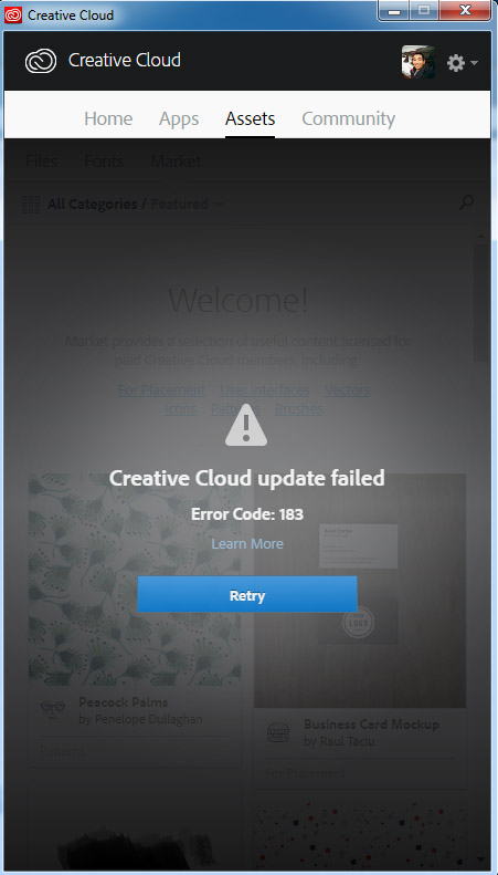 Solved: Updating Creative Cloud Issue - Adobe Community - 9269020