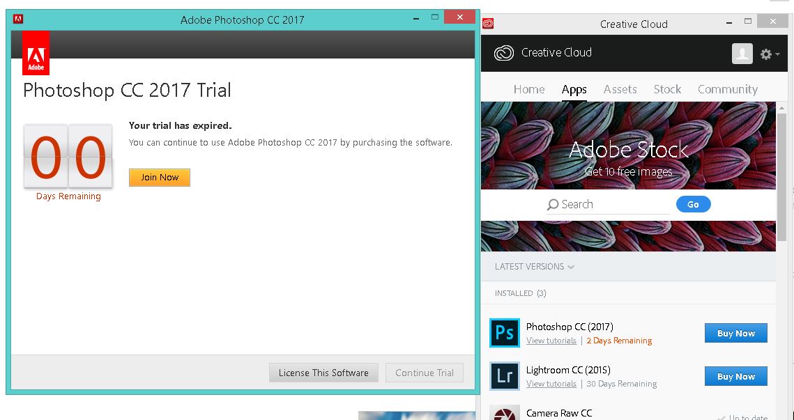 adobe photoshop trial wont download