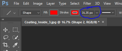 Solved Changing Thickness Of A Line Drawn With Line Tool Adobe Support Community