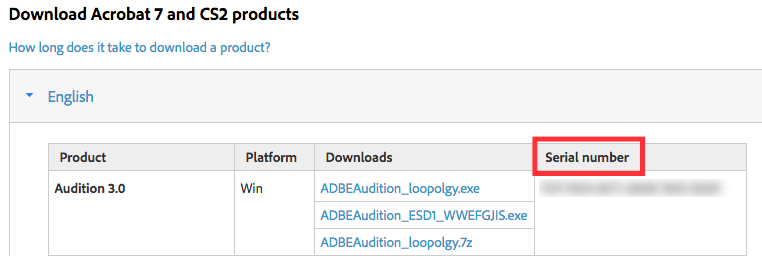 adobe audition 3.0 activation key