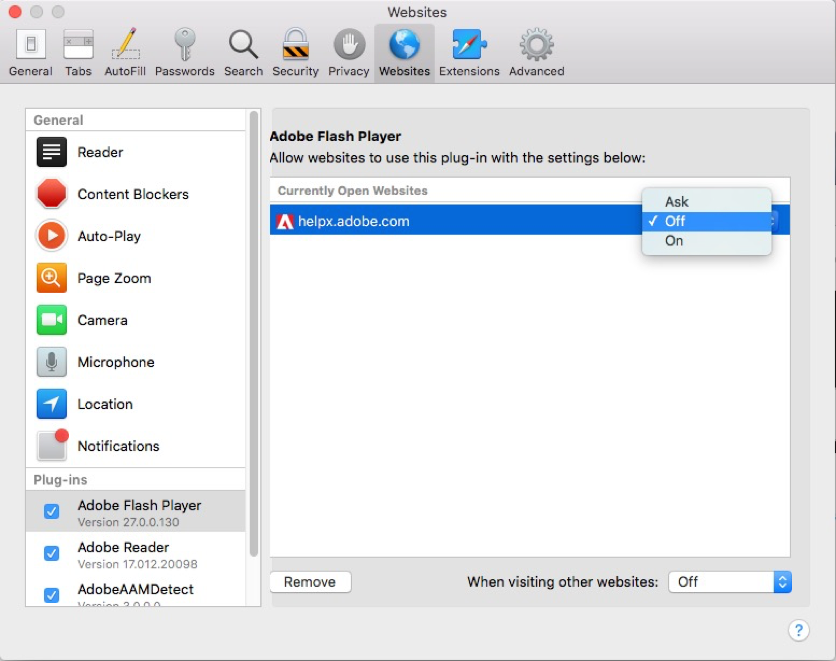 adobe flash player for mac os sierra 10.12 google chrome
