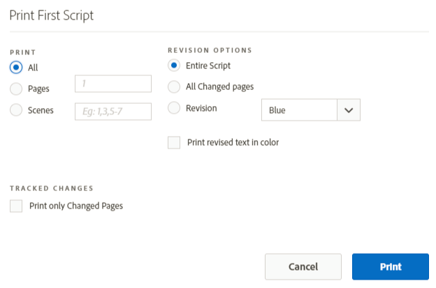 Adobe Story FAQ: How To Export As .PDF? - Adobe Community - 4792105