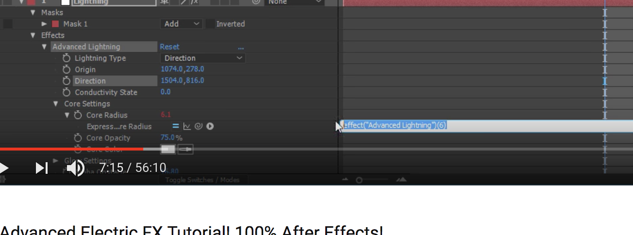 Solved: How to give an expression to an effect? - Adobe Support Community -  9395843