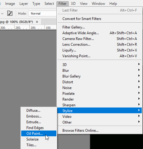 Solved Photoshop Cc 2018 And Oil Paint Filter Adobe Support